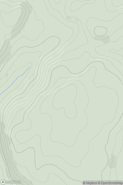 Thumbnail image for Creag nam Fitheach [Oban to Loch Fyne] [NM852070] showing contour plot for surrounding peak